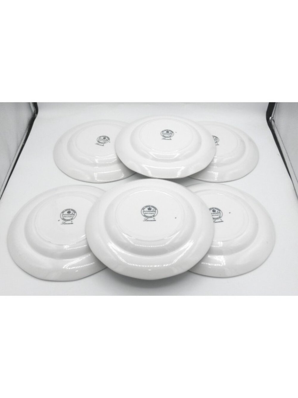 Lancaster by Adams China 8 Inch Salad Plates Set of 6 Pattern Code: ADALAN - Picture 2 of 6